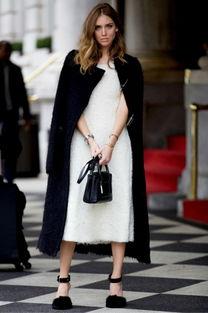 欧美裙子大衣图片女,裙子与大衣的完美融合